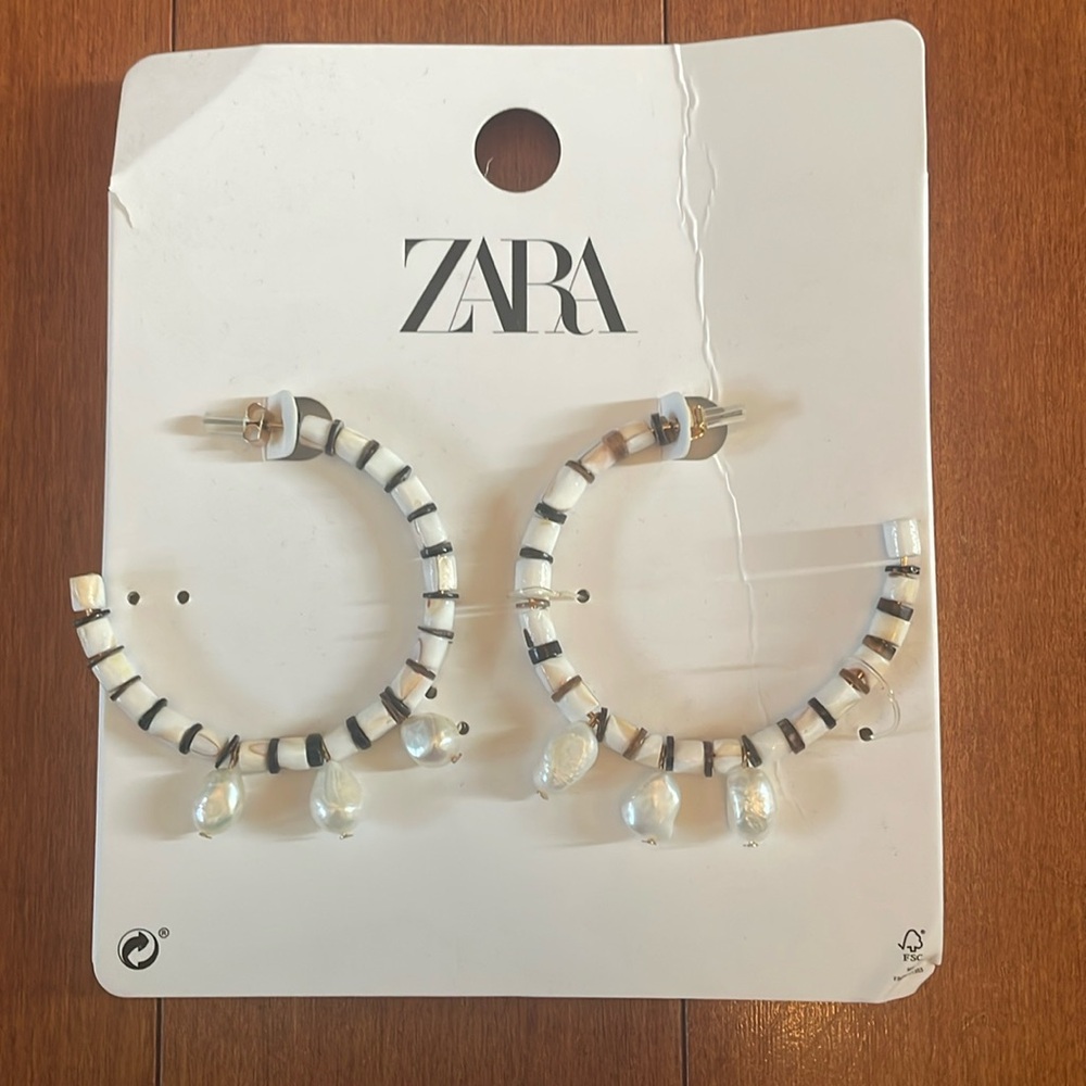 Zara hoop earrings